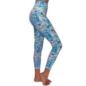 Wholesale - S-XL BLUE CHAKRA PRINTED YOGA PANTS C/P 72, UPC: 671716230311